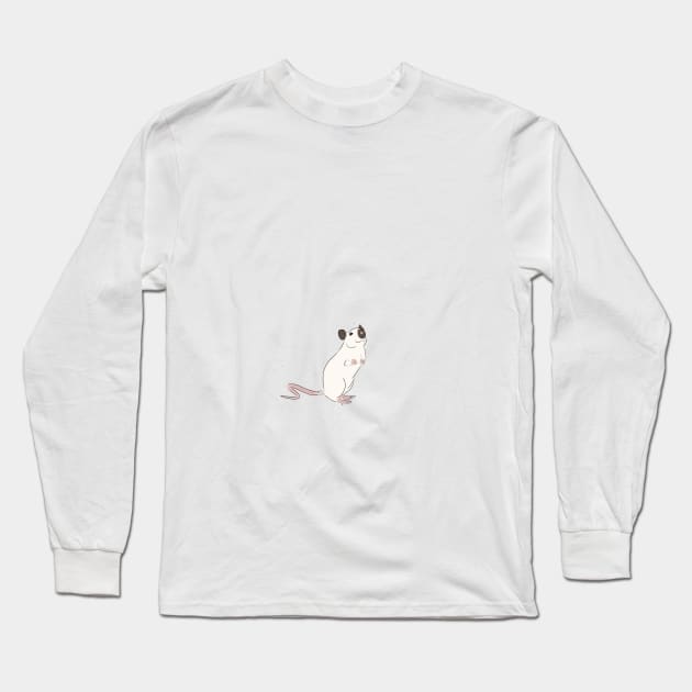 Mini Siamese Rat Long Sleeve T-Shirt by eckokitten